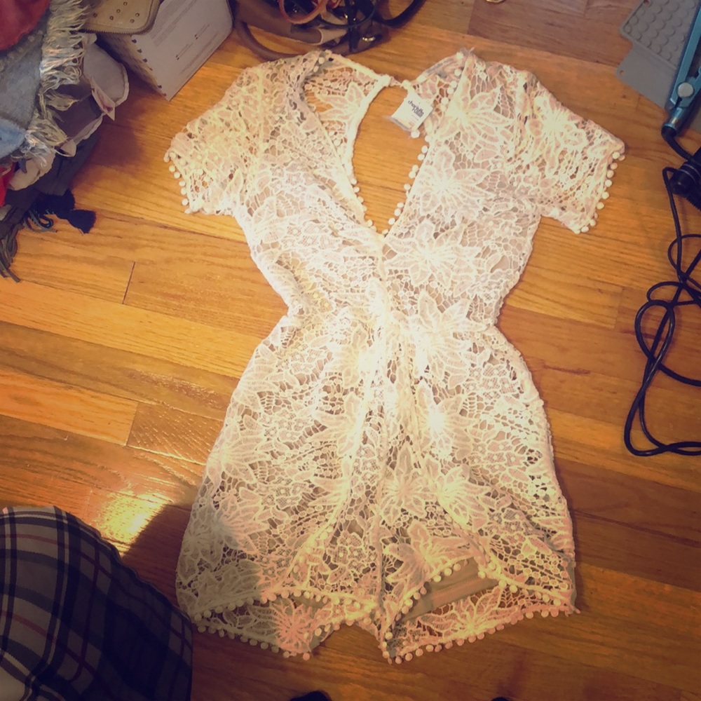 Charlotte Russe Lace Romper